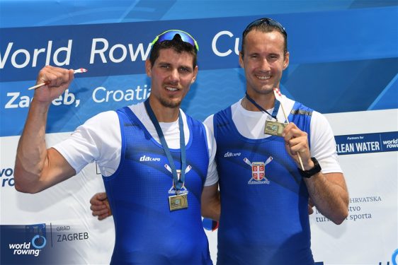 Dve bronzane medalje za Srbiju na Svetskom kupu u veslanju u Zagrebu!