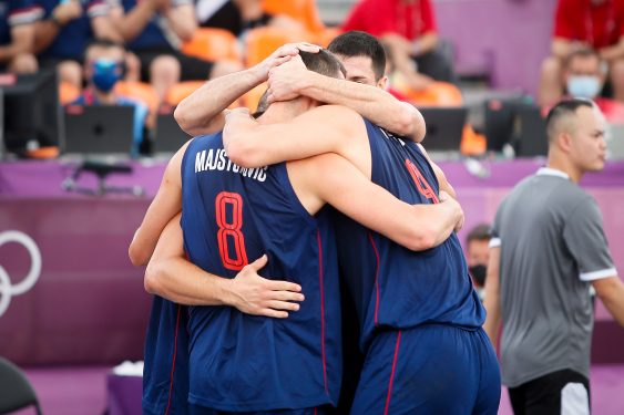 Reprezentacija Srbije u basketu 3×3 u polufinalu Olimpijskih igara