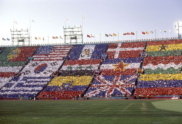 LA 1984 opening ceremony