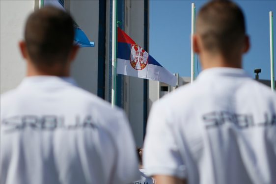 Održana ceremonija podizanja zastave Srbije u Mediteranskom selu