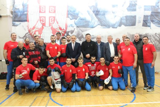 Predsednik OKS Maljković i potpredsednik Zečević prisustvovali treningu boks reprezentacije Srbije na Košutnjaku