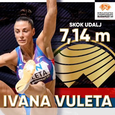 Ivana Vuleta je šampionka sveta u skoku udalj!