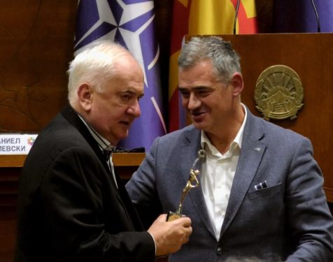 Predsednik OKS Božidar Maljković primio visoko priznanje Olimpijskog komiteta Severne Makedonije „Zlatna Olimpija“
