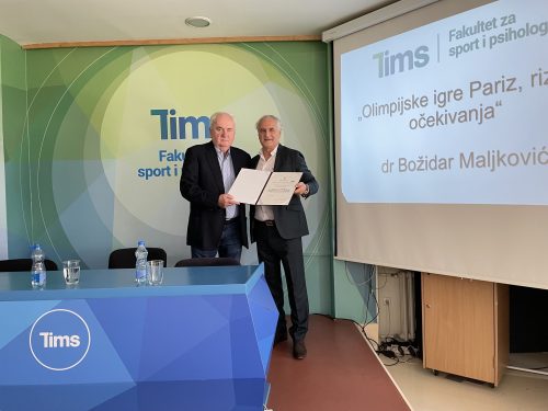 Božidar Maljković promovisan u počasnog doktora nauka Fakulteta za sport i psihologiju TIMS Novi Sad i Univerziteta Educons