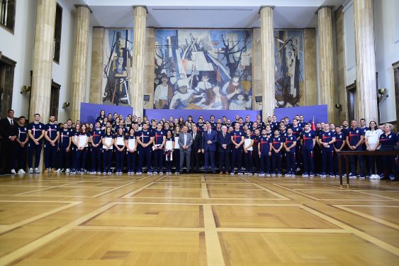Predsednik Republike Srbije Aleksandar Vučić priredio prijem za članove Olimpijskog tima Srbije