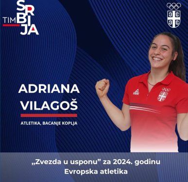 Adriana Vilagoš proglašena za „Zvezdu u usponu“!