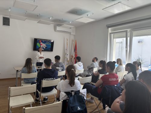Doc. dr sci. Marija Pavlović održala radionice sa sportistima učesnicima Razvojnog programa Olimpijskog komiteta Srbije!