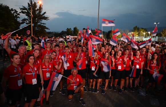 Završen EYOF Skoplje 2025! Zastavu Srbije na zatvaranju nosili Anastasija Živković i Boris Janković! Tim Srbija osvojio istorijskih 14 medalja!