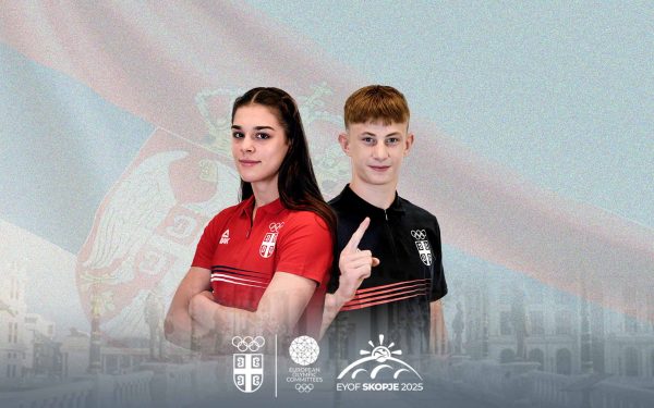 Večeras svečano otvaranje EYOF – a Skoplje 2025! Ispred Tima Srbija nosioci zastave biće džudisti Aleksandra Andrić i Veljko Varničić.