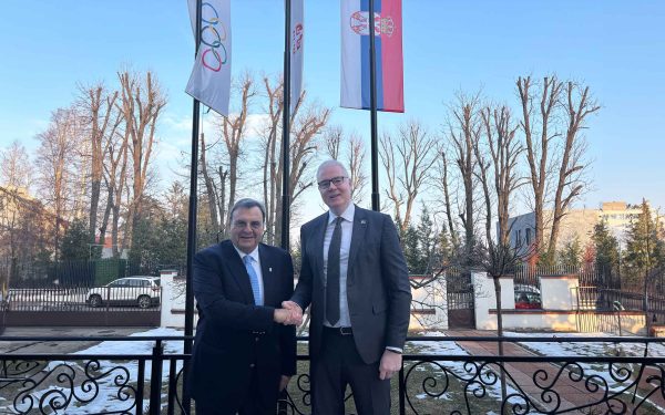 Predsednik OKS Dejan Tomašević ugostio predsednika Olimpijskog komiteta Grčke Isidorosa Kuvelosa!