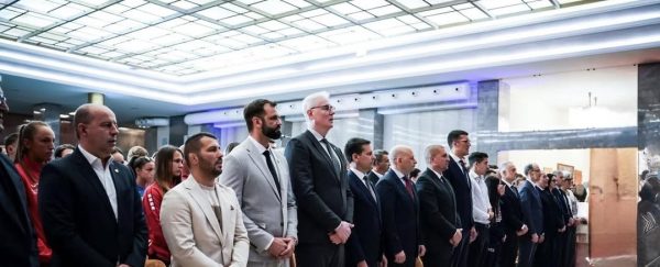 Mladi sportisti potpisali ugovore o stipendiranju, ceremoniji prisustvovali Dejan Tomašević predsednik i Dejan Bojović, generalni sekretar Olimpijskog komiteta Srbije